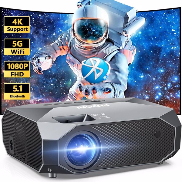 projector 5G WiFi Bluetooth 1080P