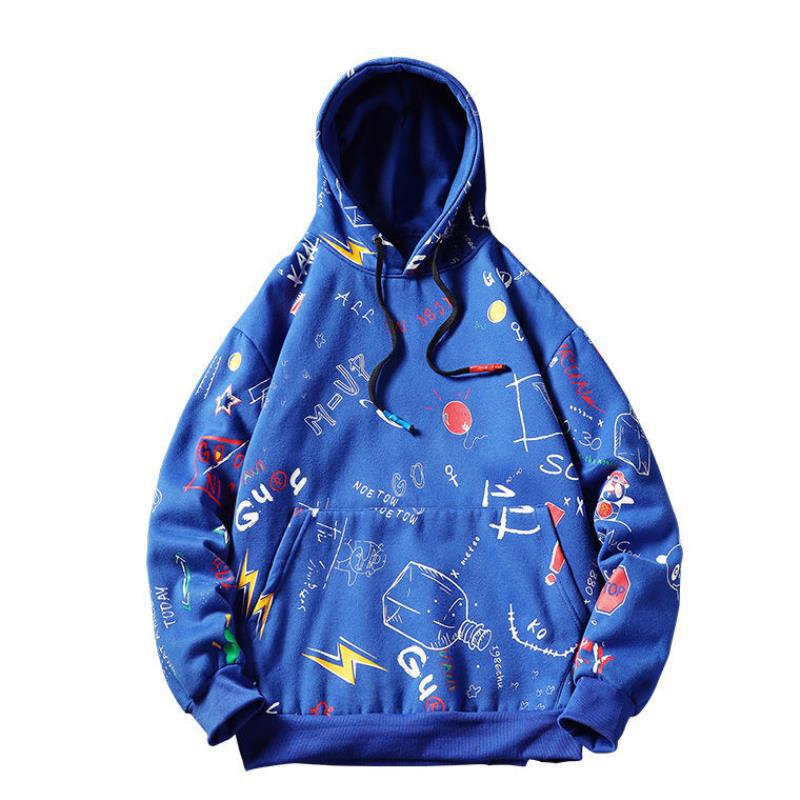 felpa con cappuccio uomo loose