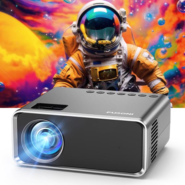 Projector With WiFi & Bluetooth Upgraded 5G Portable